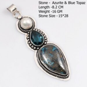 Genuine Rhodocrosite Carnelian Labradorite Sapphire Charoite Malachite Pendant